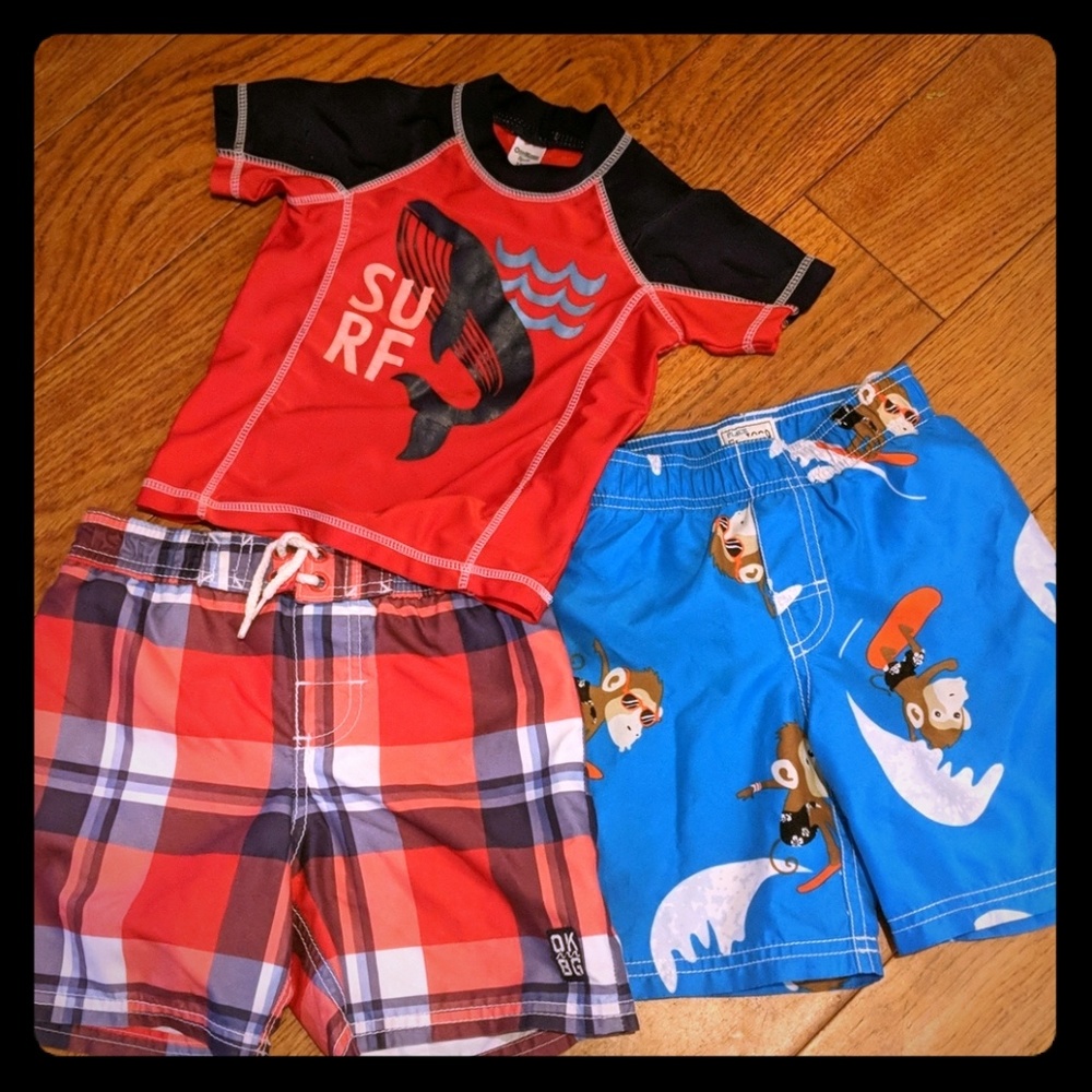 Rashguard and Swim trunks Bundle
